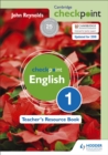Image for Cambridge Checkpoint English Teacher&#39;s Resource Book 1