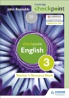 Image for Cambridge Checkpoint English Teacher&#39;s Resource Book 3