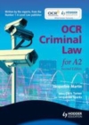 Image for Ocr Criminal Law A2 2nd Ed Ebk