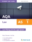 Image for AQA AS law.: (Law making and the legal system)