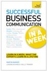 Image for Business Communication In A Week