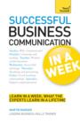 Image for Successful business communication in a week