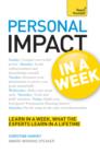 Image for Personal impact in a week