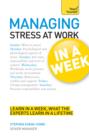 Image for Managing stress at work in a week