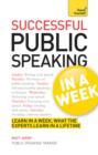 Image for Successful public speaking in a week