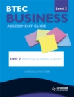 Image for BTEC business level 2 assessment guideUnit 7,: Providing business support