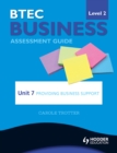 Image for BTEC business level 2 assessment guide.: (Providing business support)