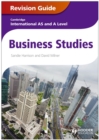 Image for Cambridge International AS and A Level Business Studies Revision Guide