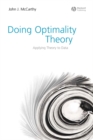 Image for Using optimality theory: applying theory to data