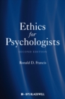 Image for Ethics for psychologists