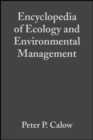 Image for The encyclopedia of ecology &amp; environmental management