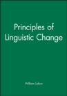 Image for Principles of Linguistic Change, 3 Volume Set