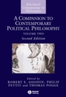 Image for A companion to contemporary political philosophy