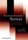 Image for Non-Transformational Syntax - A Guide to Current Models