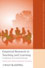 Image for Empirical Research in Teaching and Learning : Contributions from Social Psychology