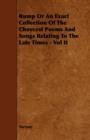 Image for Rump Or An Exact Collection Of The Choycest Poems And Songs Relating To The Late Times - Vol II