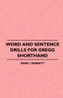 Image for Word And Sentence Drills For Gregg Shorthand