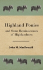 Image for Highland Ponies And Some Reminiscences Of Highlandmen