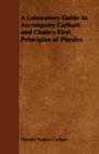 Image for A Laboratory Guide To Accompany Carhart And Chute&#39;s First Principles Of Physics
