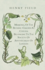 Image for Memoirs, Of The Botanick Garden At Chelsea Belonging To The Society Of Apothecaries Of London