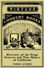 Image for Directory Of The Grape Growers And Wine Makers Of California