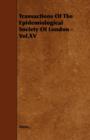 Image for Transactions Of The Epidemiological Society Of London - Vol.XV