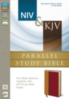 Image for NIV/KJV Parallel Study Bible Amber/Rich Red Duo Tone