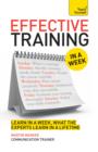 Image for Effective training in a week