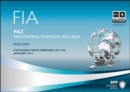 Image for FIA Maintaining Financial Records - FA2: Passcards