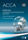 Image for ACCA - F4 Corporate and Business Law (English) : Revision Kit