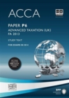 Image for ACCA Options P6 Advanced Taxation (FA 2013)Study Text 2014