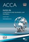 Image for ACCA, for exams in 2012.: (Corporate and business law (global).) : Paper F4,
