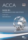 Image for Acca - P1 Governance, Risk and Ethics: Study Text