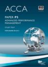 Image for Acca - P5 Advanced Performance Management: Study Text