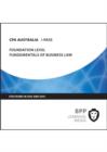 Image for CPA - Fundamentals of Business Law