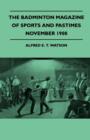 Image for The Badminton Magazine Of Sports And Pastimes - November 1900 - Containing Chapters On