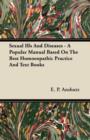 Image for Sexual Ills And Diseases - A Popular Manual Based On The Best Homoeopathic Practice And Text Books
