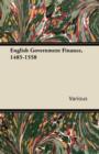 Image for English Government Finance, 1485-1558
