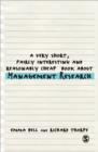 Image for A Very Short, Fairly Interesting and Reasonably Cheap Book about Management Research