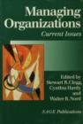 Image for Managing organizations: current issues