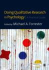 Image for Doing qualitative research in psychology: a practical guide