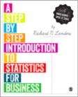 Image for A Step-by-Step Introduction to Statistics for Business