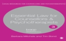 Image for Essential law for counsellors and psychotherapists : 3