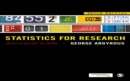 Image for Statistics for research: with a guide to SPSS