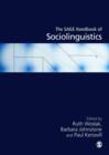 Image for The SAGE handbook of sociolinguistics