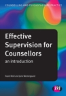 Image for Effective Supervision for Counsellors