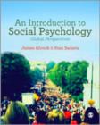 Image for An introduction to social psychology  : global perspectives