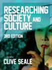 Image for Researching Society and Culture