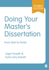 Image for Doing your masters dissertation  : from start to finish