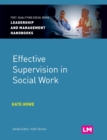 Image for Effective Supervision in Social Work